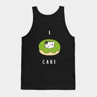 DONUTS , I DONUTS CARE Tank Top